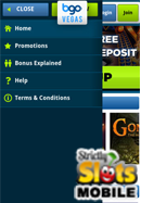 BGO Mobile Casino smartphone screen shot