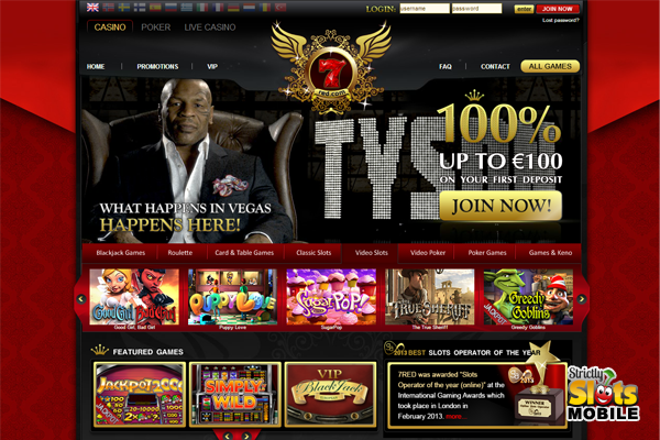 7 red mobile Casino website