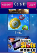 Gala Mobile Bingo smartphone screen shot