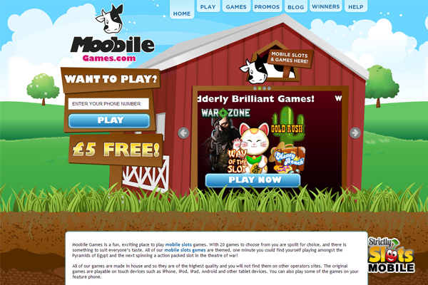 Moobile Games Mobile Casino website