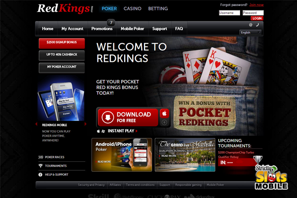 Red Kings Poker website