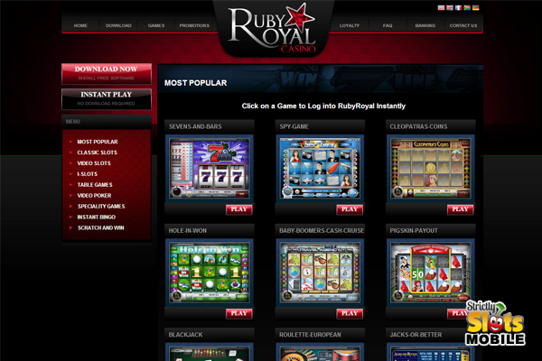 Ruby Royal Casino lobby