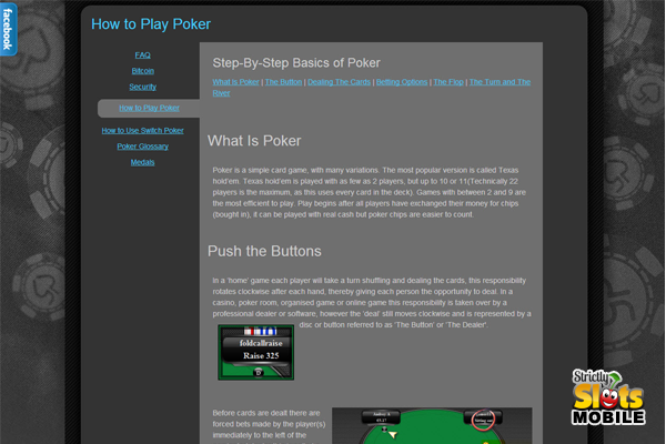 Switch Poker for Mobile lobby