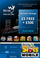 Wild Jack Mobile Casino smartphone screen shot
