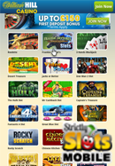 William Hill Mobile Casino smartphone screen shot