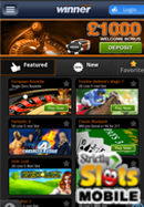 Winner Poker smartphone screen shot