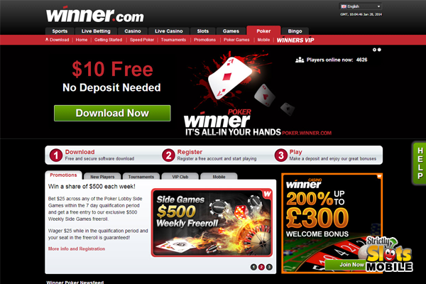 Winner Poker website