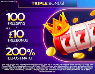 online casino deposit match welcome bonus