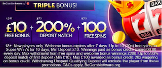 mFortune Casino signup Bonus